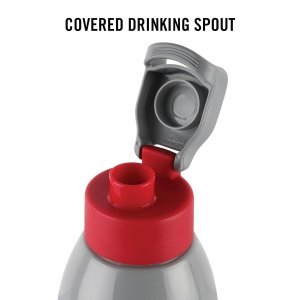 CELLO Puro Steel-X Marathon 900 | Stainless Steel Insulated Water Bottle | Ideal for Cold & hot Beverage | Easy Carry Wrist Belt | Red | 900ml | Colour May Vary